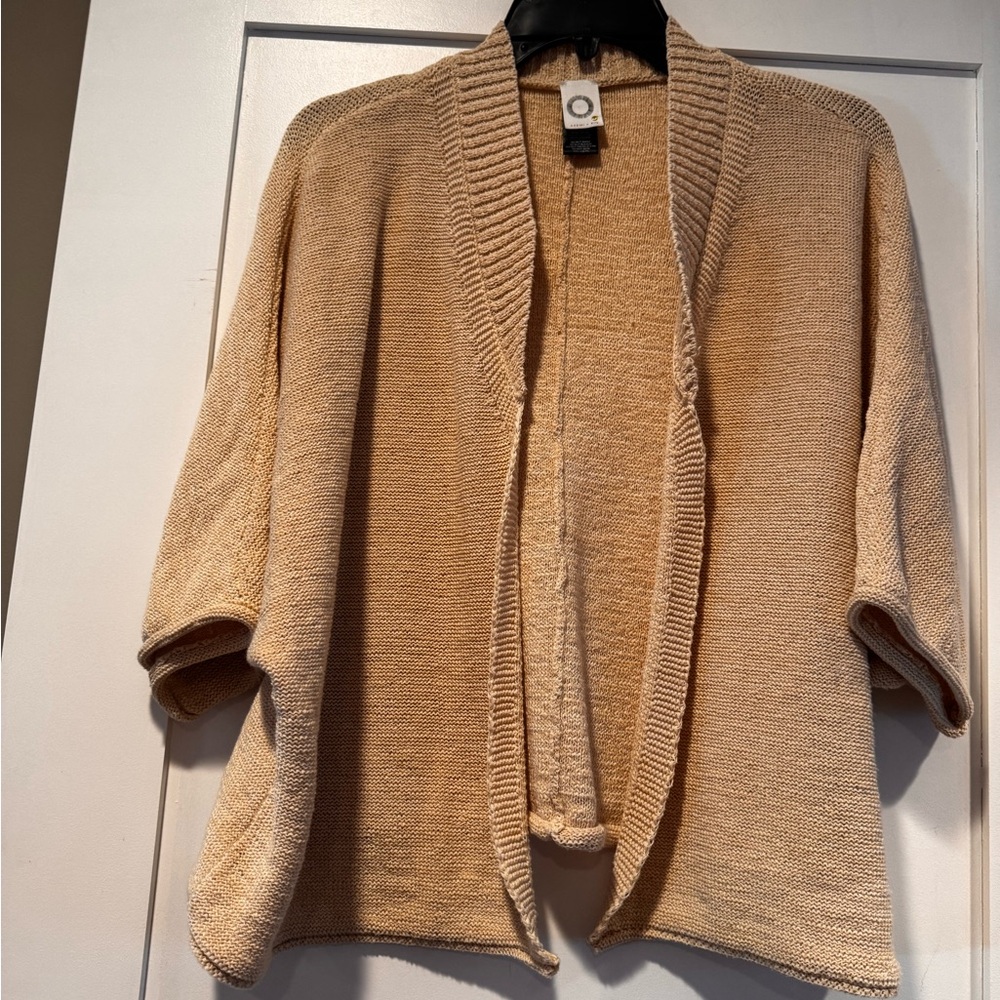 Anthropologie Akemi + Kin Tan Open-Front cardigan one size